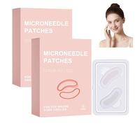 2026 New MicroGlow Eye Patches - Hydrating Under Eye Mask with Hyaluronic Acid for Dark Circles, Forehead Wrinkles & Smile Lines | Anti-Aging Treatment for Women (2 Box)
