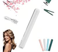 2026 New Mini Curl Pro, 2-In-1 Mini Curling Iron, Dual Purpose Curling Wand & Flat Iron Hair Straightener, Fast Heating Mini Hair Curler For Short Hair, Portable Mini Curling Tongs Travel Size (1PC-B)