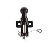 2026 NEW MODEL MAYPOLE MP87 50mm BALL AND PIN HITCH - BLACK TOWBALL