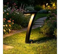2026 New Modern Solar Path Lights in a Creative Design, Solar Path Lighting, Ip65, 3500k, Intelligent Twilight Sensor, Storm-Proof Stability, Ready for Use, For Paths, Patios and Gardens(1pc)