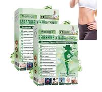 2026 New Moringa Berberine 10-in-1 Patch, 14 Pieces Microneedle Slimming Patch, Natural Weight Loss Microneedle Patchs For Men And Women All Body Types (2 Set)
