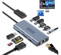 2026 New MS Surface Dock, 11-in-1 Surface Docking Station 4K@60HZ HDMI, Surface Travel Hub for Surface Pro 11/10/9/8/X/7/6/5/4/3, Surface Laptop 6/5/4/3/2/1, Laptop Go 3/2/1, Surface Book