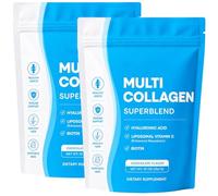 2026 New Multi Collagen Superblend Powder, Multi Collagen Peptides Powder for Women, Multi Collagens Powders with Hyaluronic Acid, Biotin & Vitamin C - Non-GMO, Sugar Free Protein Powder (2 Box)