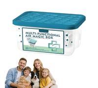 2026 New Multi Functional Air Magic Box, Indoor Dust Removal Magic Box with Natural Plant-Based Components, Maintenance-Free Fresh Space Air Purifiers for Pet Areas, Home (1*Rectangular-350 ml)