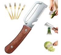 2026 New Multifunctional Peeler, Upgrade Set -Vegetable Peeler, 3-in-1 Kitchen Peeler Compact and Easy to Store, Multiple Practical Functions for Most Fruits and Vegetables (L,1PC-C)