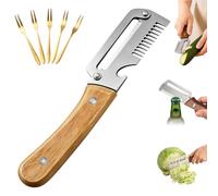 2026 New Multifunctional Peeler, Upgrade Set -Vegetable Peeler, 3-in-1 Kitchen Peeler Compact and Easy to Store, Multiple Practical Functions for Most Fruits and Vegetables (L,1PC-A)