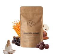 2026 New Mushroom Gummies, 10 in 1 Multi Mushroom Complex for Women & Men, Vegan Mushroom Gummies with Lion’s Mane, High Strength 2500mg, Reishi, Chaga, Shiitake, 60 Vegan Gummies（1PC）