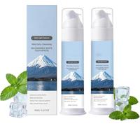 2026 New Niacinamide Foam Whitening Toothpaste with Bamboo Charcoal,Helps Remove Surface Stains,Stain Removal, Daily Oral Care,Mint Flavor,Long-Lasting Care for Sensitive Teeth(2pcs)