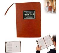 2026 New One Minute with God for Men - 365 Daily Devotions Books for Men | Brown Study Guide Book for Busy Men, Quiet Time & Spiritual Growth