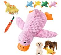 2026 New Paw Love Calming Duck, Paw Love Duck, Calming DuckToy For Dogs, Interactive Dog Toy With Quack Sound And Crazy Crinkle, Suitable For Small And Medium-Sized Dogs (pink,Large)