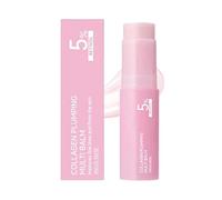 2026 New Pink Collagen Volume Multi Balm All in One Hydrating Skincare Fine LinesBounce Balm for Face Neck Under Eyes Smile Lines Lips Forehead Smooth Skin (2PCS)