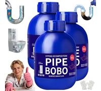 2026 New Pipecleaner, Drain Cleaners And Unblockers, Foam Drain Cleaner, Protects Pipes, One Bottle, Multiple Uses, for Outdoor, Kitchen, Bathroom, Shower, Toilet (3pcs)