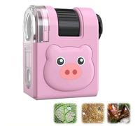 2026 New Pocket Microscope Toy, Strong ABS Construction Microscope, Science Exploration Tool MicroscopeLight High Magnification, Portable Science Kit for Educational Activity Strong Tiny
