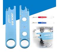2026 New Product,Jack Quick Threading Device for Sewing Machine Needle Threading,3 in 1 Jack Sewing Tool and 2 Seam Rippers,Sewing Supplies,