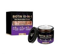 2026 New Professional Skin Treatment Cream, Biotin 10 in 1 Skin Restoration Cream, 50g Comprehensive Repair Creams for Fine Lines and Pores, 72 Hour Moisturizing and Anti Aging Face Moisturizer