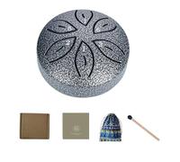 2026 New Rain Drum for Outside Garden, 3inch 6-tones mini Steel Tongue Chakra Drums, Waterproof garden rain drum Chime, unique Outdoor yard lawn Musical Instruments, with Bag & Drum Mallets