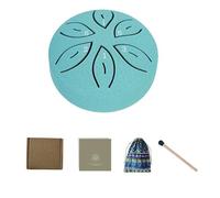 2026 New Rain Drum for Outside Garden, 3inch 6-tones mini Steel Tongue Chakra Drums, Waterproof garden rain drum Chime, unique Outdoor yard lawn Musical Instruments, with Bag & Drum Mallets