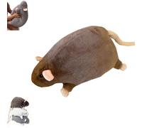 2026 New Rat Plush, Soft Stuffed Fat Rat Toy, Extra Thicc Fat Mouse toy, Stuffed Animal, Cute Chubby Mouse Plush, for Birthday Christmas Decoration, for Home & Office (Brown,90cm)