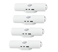 2026 New Rechargeable Smart LED Motion Sensor Ambient Light, RGB Gradient Ambient Lighting is Dimmable, and The Magnetic/Stick-on Design for Stairs, Wardrobe, Cabinet (4PC 7-Color)