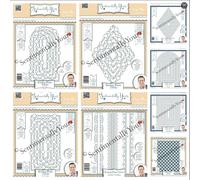 2026 New Rectangles A4 Lattice Diamond Borders A5 Arches A6 Die Essential Sentimentally Yours Stamps Dies DIY Scrapbooking Card M4677-M4685A set-9