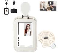 2026 New Retractable ID Card Holder with Neck Strap - Extendable Cord, Secure Hold & Practical for Everyday Life, Retractable ID Card Holder Belt Clip, Secure, Swipe Cards Effortlessly(D)