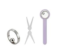 2026 New Ring-Shaped Cat Eye Magnet for Nails, Portable Cat Eye Nail Art Tool, Hollow Circular Cateye Magnet for Nails, to Home DIY, Beginners & Nail Artists (F)