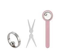 2026 New Ring-Shaped Cat Eye Magnet for Nails, Portable Cat Eye Nail Art Tool, Hollow Circular Cateye Magnet for Nails, to Home DIY, Beginners & Nail Artists (D)