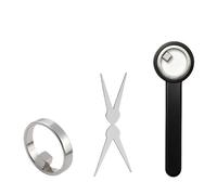 2026 New Ring-Shaped Cat Eye Magnet for Nails, Portable Cat Eye Nail Art Tool, Hollow Circular Cateye Magnet for Nails, to Home DIY, Beginners & Nail Artists (B)