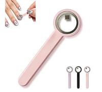 2026 New Ring-Shaped Cat Eye Magnet for Nails, Portable Circle Cat Eye Magnet for Nails, Strong Nail Magnet Tool, DIY Gel Art Manicure Kit for Beginners & Artists (Pink)