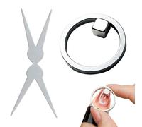 2026 New Ring-Shaped Cat Eye Magnet for Nails - Strong Hollow Circular Nail Magnet Tool for Gel Art, DIY Home Salon, Beginners & Professional Nail Artists