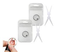 2026 New Ring-Shaped Cat Eye Magnet for Nails,Strong Nail Magnet Tool,Y & Rin-gMagnet(Wide Beam,Heart,French),Portable Hollow Circular Cat Eye,DIY Home Manicure & Salon Use (2Set)