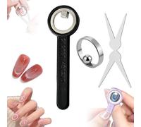 2026 New Ring-Shaped Cat Eye Magnet for Nails, Upgrade Hollow Circular Cateye Magnet for Nails, Portable Cat Eye Nail Art Tool for DIY, Beginners & Nail Artists
