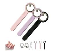 2026 New Ring Shaped Cat Eye Magnets for Nails,Strong Nail Magnet Tool,3-in-1 Hollow Circular Magnet Tool for French Heart Wide Beam Design, DIY Gel Art Manicure Kit (MIX 3PC)
