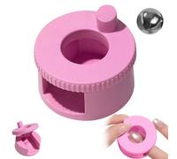 2026 New Rotating Cat Eye Magnet,Automatic Glass Bead Suction Of Cat Eyes Nail,360° Rotating Main Body Uniform Magnetic Force,Beginner Friendly Nail Tool with Uniform Magnetic Force (Pink)