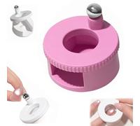 2026 New Rotating Cat Eye Magnet, Beginner Friendly Nail Tool with 360° Uniform Magnetic Force and Excellent Light Absorption, Can Easily DIY Glossy Cat Eye Effect (Pink)