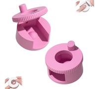 2026 New Rotating Cat Eye Magnet, Beginner Friendly Nail Tool with Uniform Magnetic Force and Excellent Light Absorption, Absorption for French Tips, Circle & Gradient Effects (1*Pink)