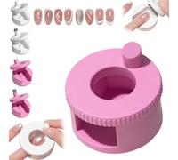 2026 New Rotating Cat Eye Magnet, Glass Bead Nail Magnet with Uniform Magnetic Force and Excellent Light Absorption, Beginner Nail Art Tools, Can Easily Diy Glossy Cat Eye Effect (1*Pink)