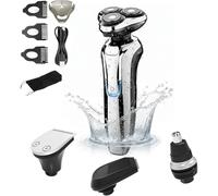 2026 New Sekoda Pro 8 Electric Shaver, Electric Shaver for Man, 4D Floating Head Shaver, Fast Charging, Quiet Motor, Dual-Track Blades, IP6X Waterproof (Silver,Upgrade)
