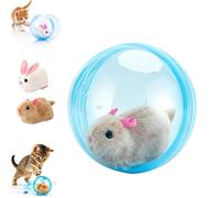 2026 New Self-Rolling Interactive Cat Ball Realistic Animal Automatic Moving Rolling Cat Ball, 360° Active Rolling Smart Dog Ball, Automatic Moving Cats Toy Ball, Smart Interactive Cat Toy for Pet