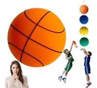 2026 New Silent Basketball, Size 3 5 7 Indoor Basketballs, Uncoated High-density Soft Foam Practice Balls, Quiet Bounce No Noise Basketball With Net Bag, Lightweight, Easy To Grip (Orange, 5/21cm)