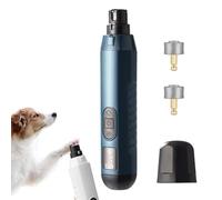 2026 New Silent Groom Pro Nail Grinder for Dogs, Nail Trimmer with LED Light & 5 Speeds, Quiet & Efficient Pet Grooming for Dogs and Cats (Blue)