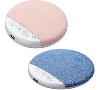 2026 New Sleep Pillow Speaker, Portable Under Bluetooth Pillow Speaker with White Noise Timer Wireless Sleep Aid with Stereo Bass Private Sleep Headphones for Side Sleepers Adult Kids (Pink, Blue)