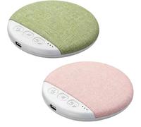 2026 New Sleep Pillow Speaker, Portable Under Bluetooth Pillow Speaker with White Noise Timer Wireless Sleep Aid with Stereo Bass Private Sleep Headphones for Side Sleepers Adult Kids (Green, Pink)