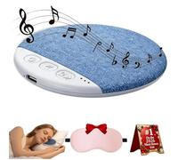 2026 New Sleep Pillow Speaker,Ultra-Thin Bluetooth Pillow Speaker with White Noise Timer, Bone Conduction Under Pillows Speaker, Soothing Sounds for Side Sleepers, Adults (C+Eye Mask)