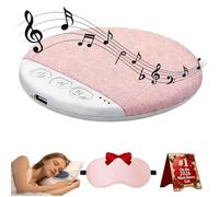 2026 New Sleep Pillow Speaker,Ultra-Thin Bluetooth Pillow Speaker with White Noise Timer, Bone Conduction Under Pillows Speaker, Soothing Sounds for Side Sleepers, Adults (B+Eye Mask)