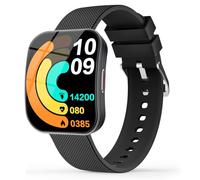 2026 New Smart Watch for Men Women, Answer/Make Calls, 1.85" HD AMOLED Display Smartwatch for iPhone/Android, Fitness Watch with 100+ Sports Modes Heart Rate/Sleep Monitor, IP68 Waterproof(Black)