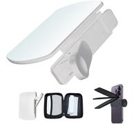 2026 New Smartphone Camera Mirror Reflection Clip Kit,Sky Realm Angle Adjustable Mirror Reflection Creative HD Glass,Portable Allows Reflection Shots for Outdoor Travel Photography (Upgrade White)