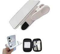 2026 New Smartphone Camera Mirror Reflection Clip Kit,Sky Realm Angle Adjustable Mirror Reflection Creative HD Glass,Portable Allows Reflection Shots for Outdoor Travel Photography (White)
