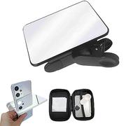 2026 New Smartphone Camera Mirror Reflection Clip Kit,Sky Realm Angle Adjustable Mirror Reflection Creative HD Glass,Portable Allows Reflection Shots for Outdoor Travel Photography (Black)
