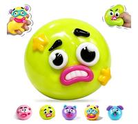 2026 NEW Smushers Squishy, Curiosities Dog Face Swap Squishy Toy, Soft Moldable Cute Slow Rise Squeeze Toy, Relaxing Sensory Fidget Toy Fun Desk Accessory for Adults (Pink+Green) (Green)